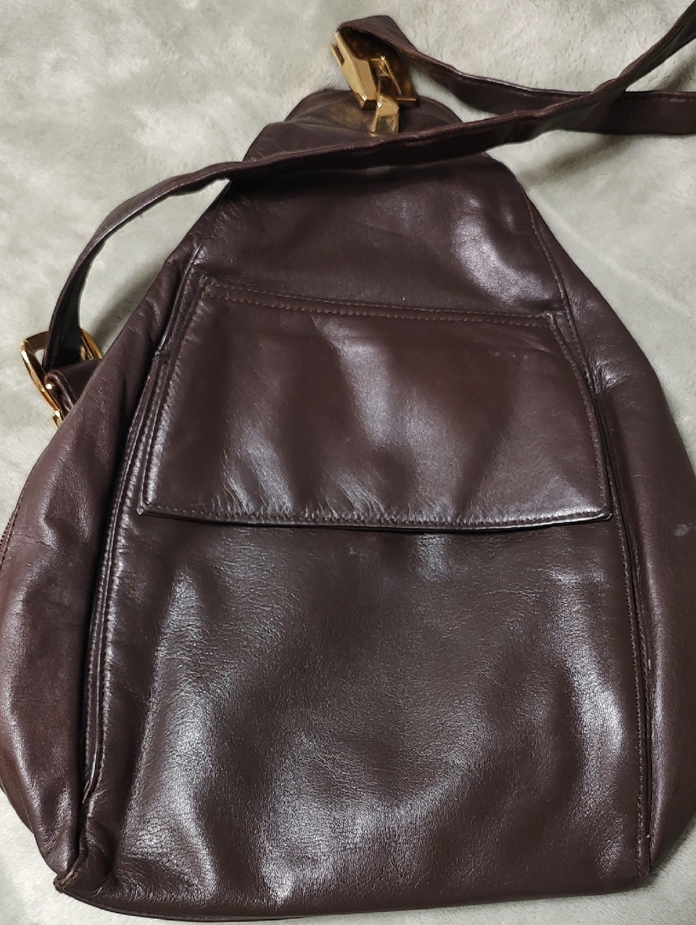 Brown Leather Sling Bag - Classic Everyday Carry